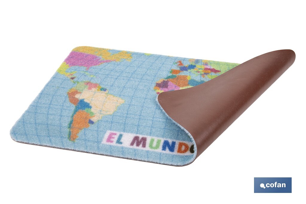 Imagen Adicional de Felpudo entrada El mundo a tus pies