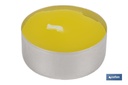 Imagen Adicional de Pack de 30 velas Tea Light de citronela amarillas