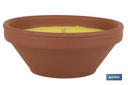 Imagen Adicional de Velas aromáticas de citronela en recipiente de terracota
