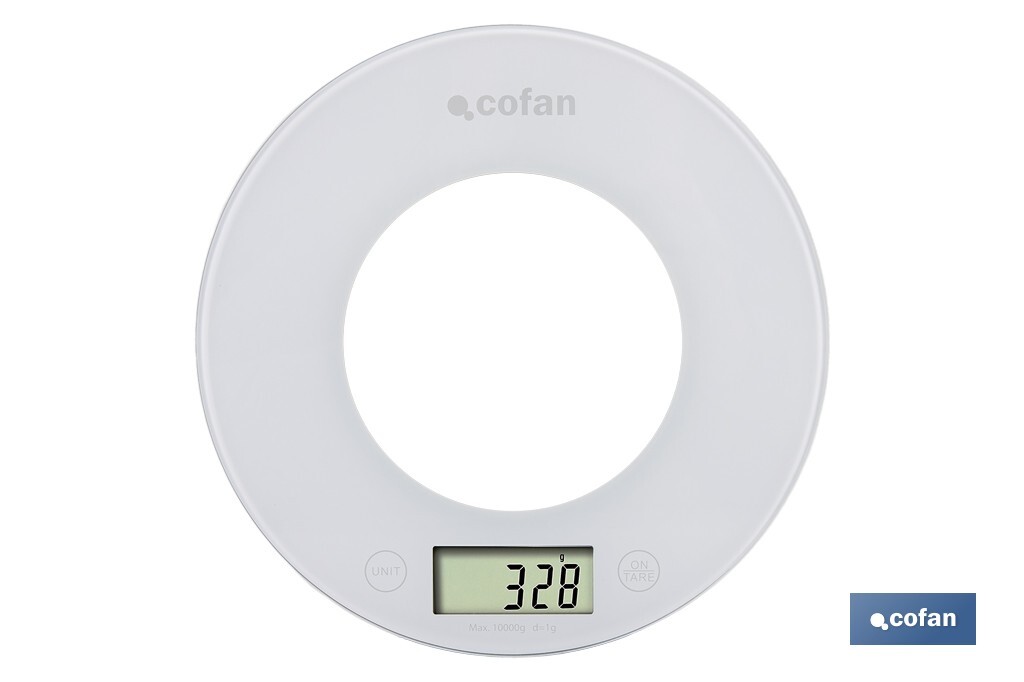 Imagen Adicional de Báscula de cocina digital con cuenco transparente de 3,8 litros