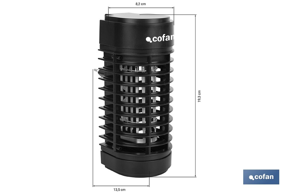Imagen Adicional de Lámpara LED antiinsectos con enchufe