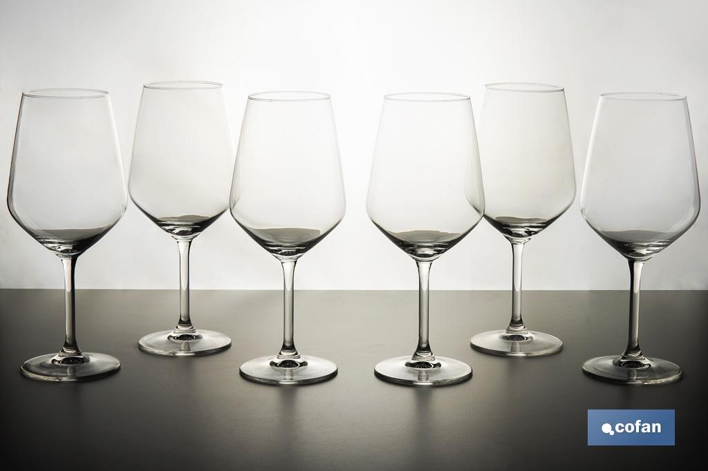 Imagen Adicional de Pack de 6 copas de vino con capacidad de 53 cl
