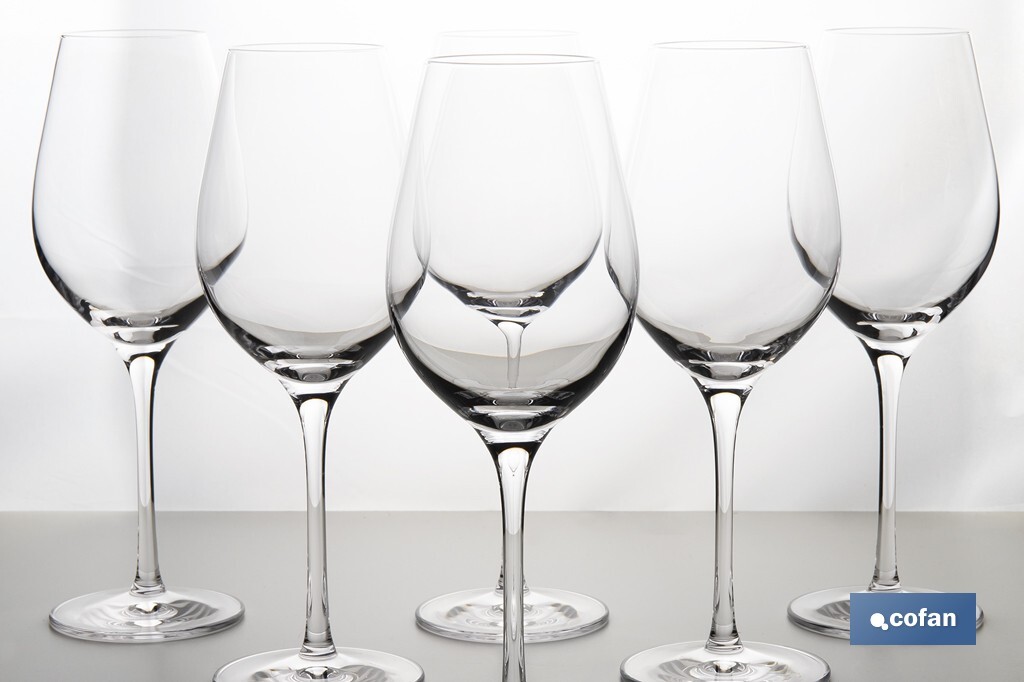 Imagen Adicional de Pack de 6 copas jerezanas de cristal con tallo alto