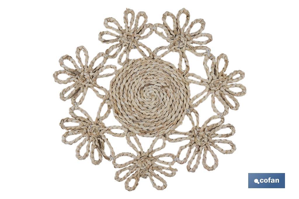 Imagen Adicional de Bajoplatos con borde floral
