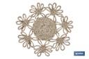Imagen Adicional de Bajoplatos con borde floral