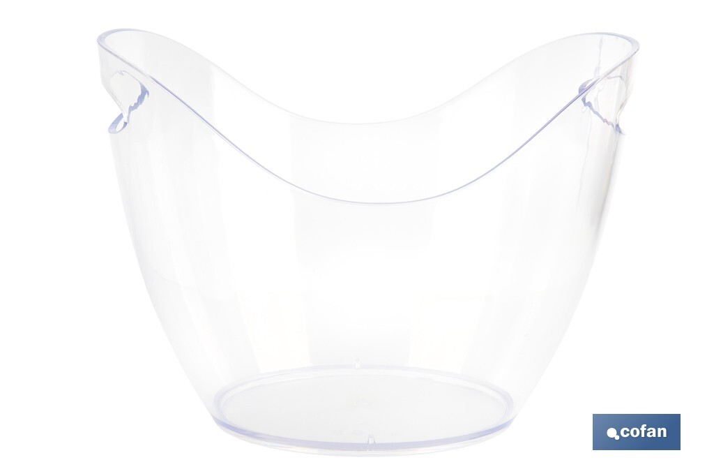 Imagen Adicional de Cubitera transparente para mantener fría la bebida