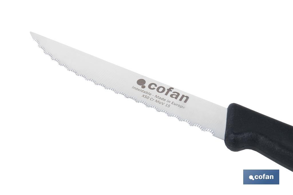 Imagen Adicional de Pack de 25 cuchillos de cocina microdentados