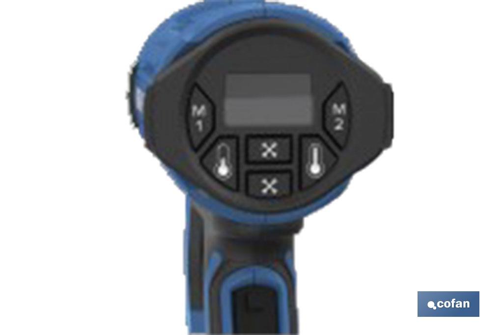 Imagen Adicional de Pistola de aire caliente LCD digital display 2000W