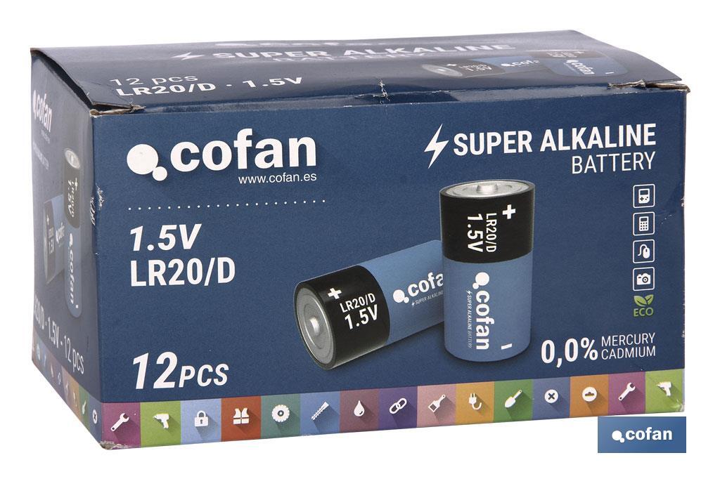 Imagen Adicional de Pilas Alcalinas - LR20 D/1,5V