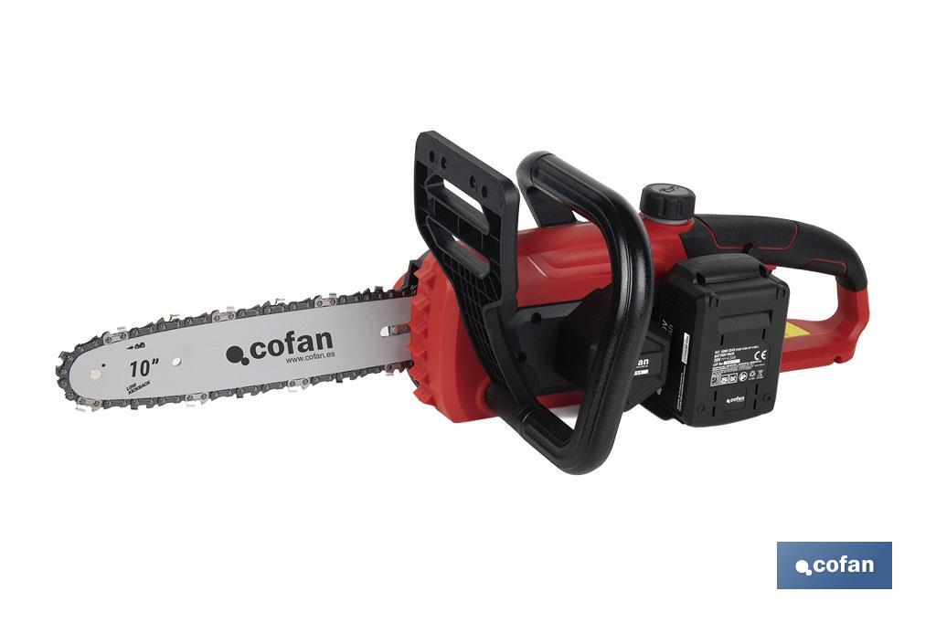 Imagen Adicional de Kit de motosierra a batería con dos baterías de litio 20 V 4.0 Ah