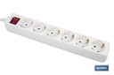 Imagen Adicional de Base múltiple bipolar de 6 tomas para enchufes