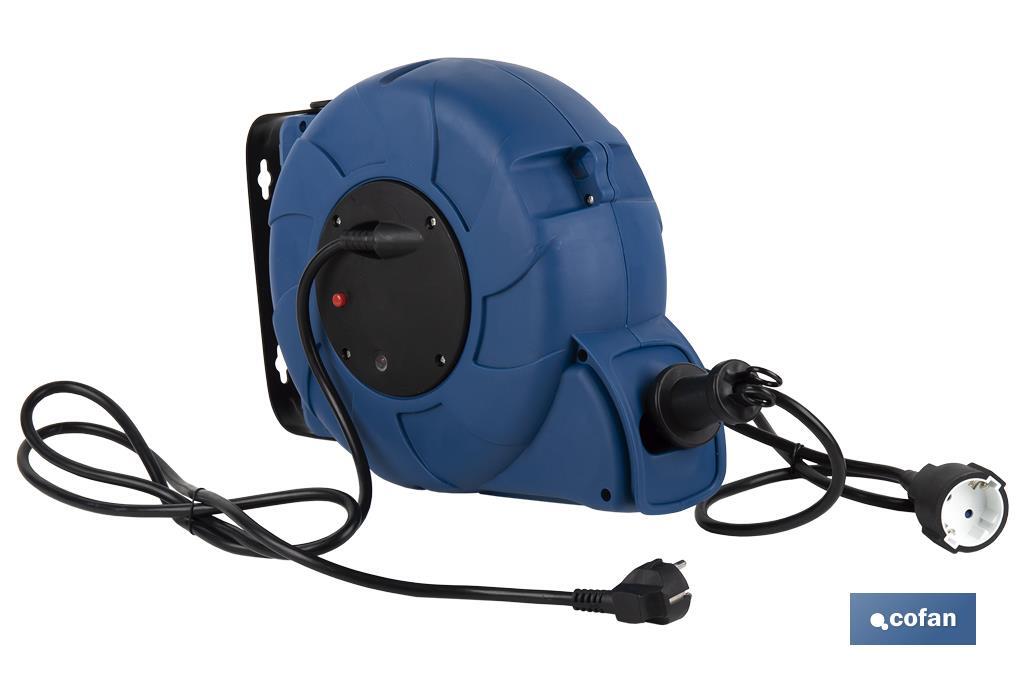 Imagen Adicional de Enrollacables automático con soporte para pared