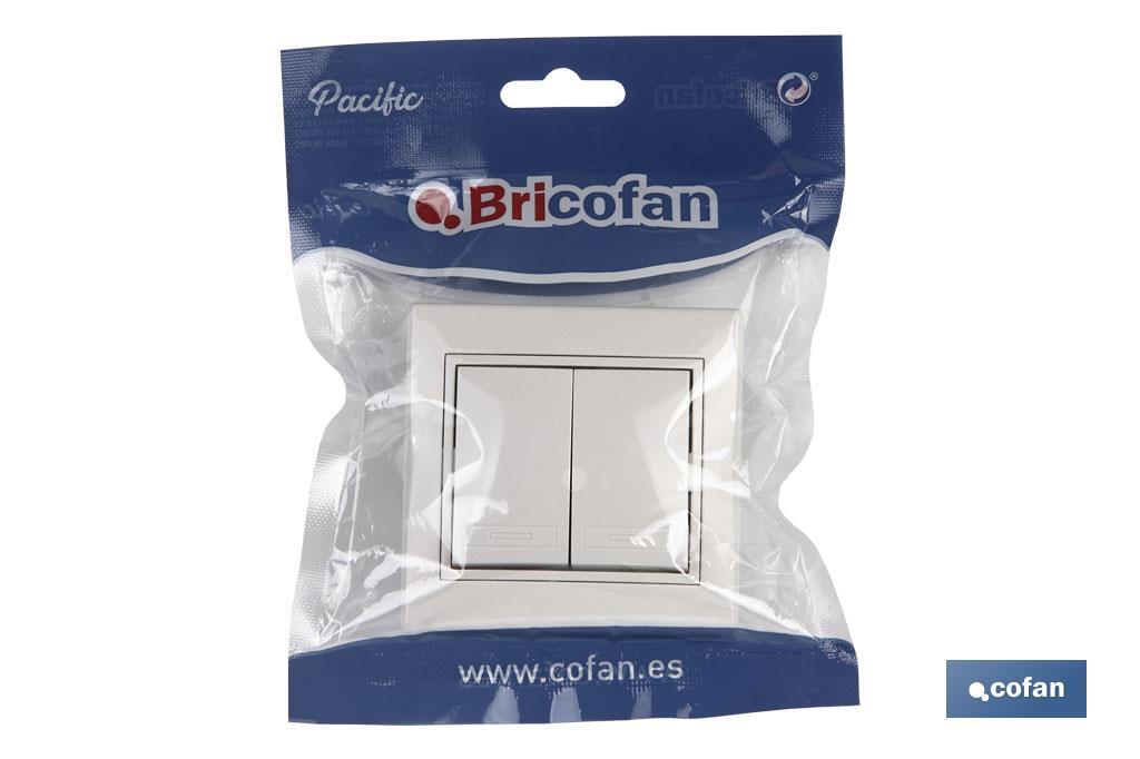 Imagen Adicional de Doble Interruptor - Conmutador de empotrar