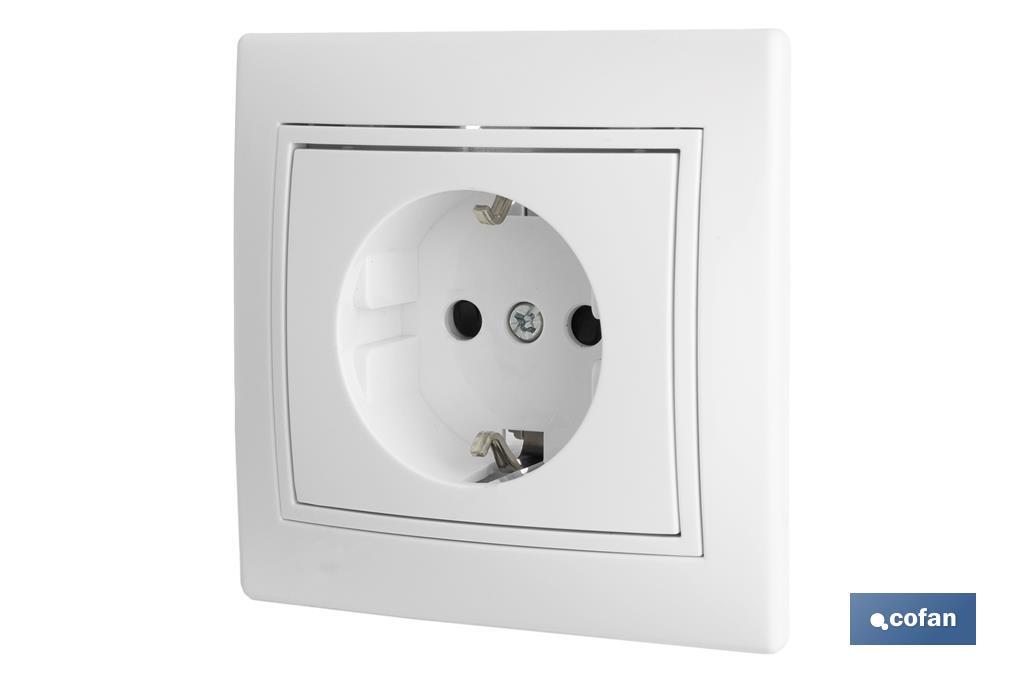 Imagen Adicional de Base enchufe bipolar de empotrar
