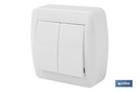 Imagen Adicional de Doble Interruptor de superficie