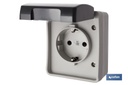 Imagen Adicional de Base Enchufe con tapa IP44