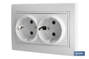 Imagen Adicional de Base doble bipolar para enchufes