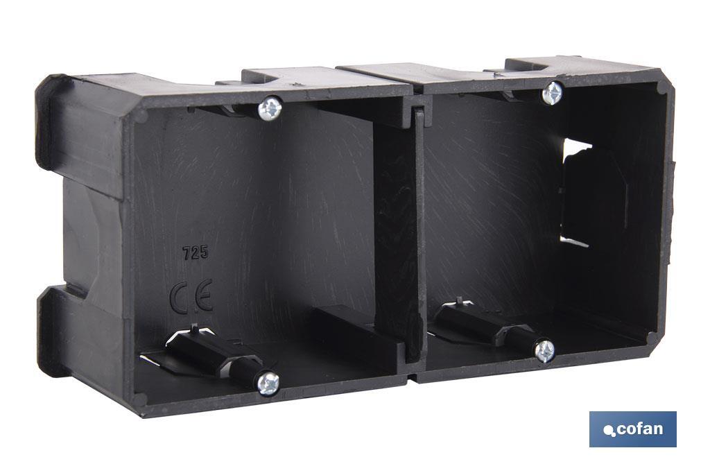 Imagen Adicional de Caja de mecanismos de empotrar para varios elementos