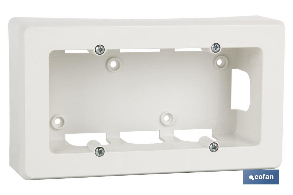 Imagen Adicional de Caja de mecanismos de superficie para 1, 2 y 3 elementos