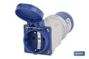 Imagen Adicional de Adaptador industrial clavija-base