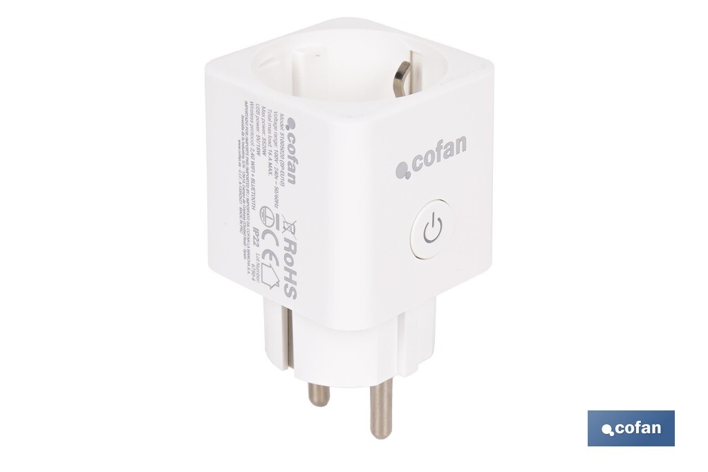 Imagen Adicional de Enchufe inteligente con conexión WiFi y Bluetooth