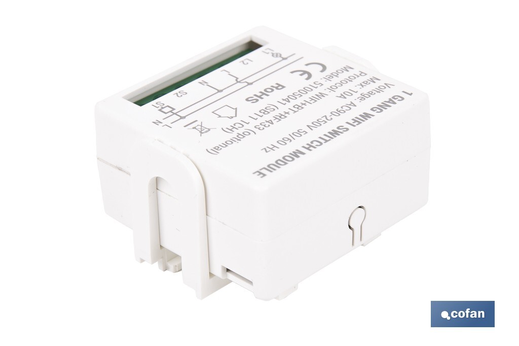 Imagen Adicional de Relé inteligente de 1 interruptor WiFi