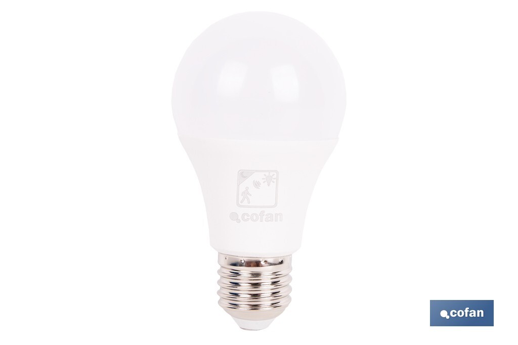 Imagen Adicional de Bombilla Clásica LED con Sensor de Presencia E27