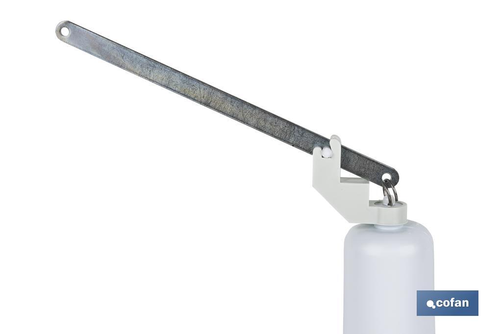 Imagen Adicional de Descargador para Cisterna de Tanque Alto con Soporte y Palanca