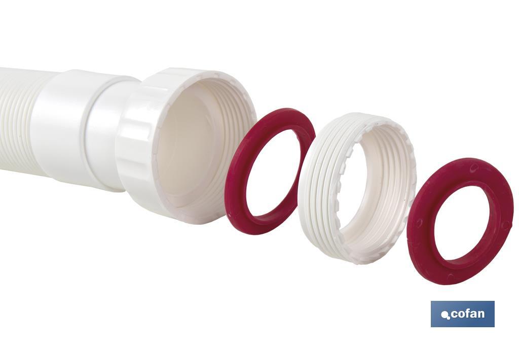 Imagen Adicional de Tubo Flexible 1 1/2 con reductor 1 1/4