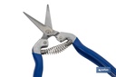 Imagen Adicional de Tijeras de recolección con punta recta de acero inoxidable y longitud total de 185 mm