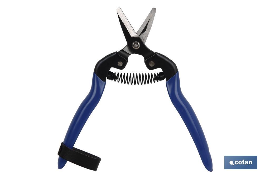 Imagen Adicional de Tijeras de recolección con punta recta corta y longitud total de 165 mm