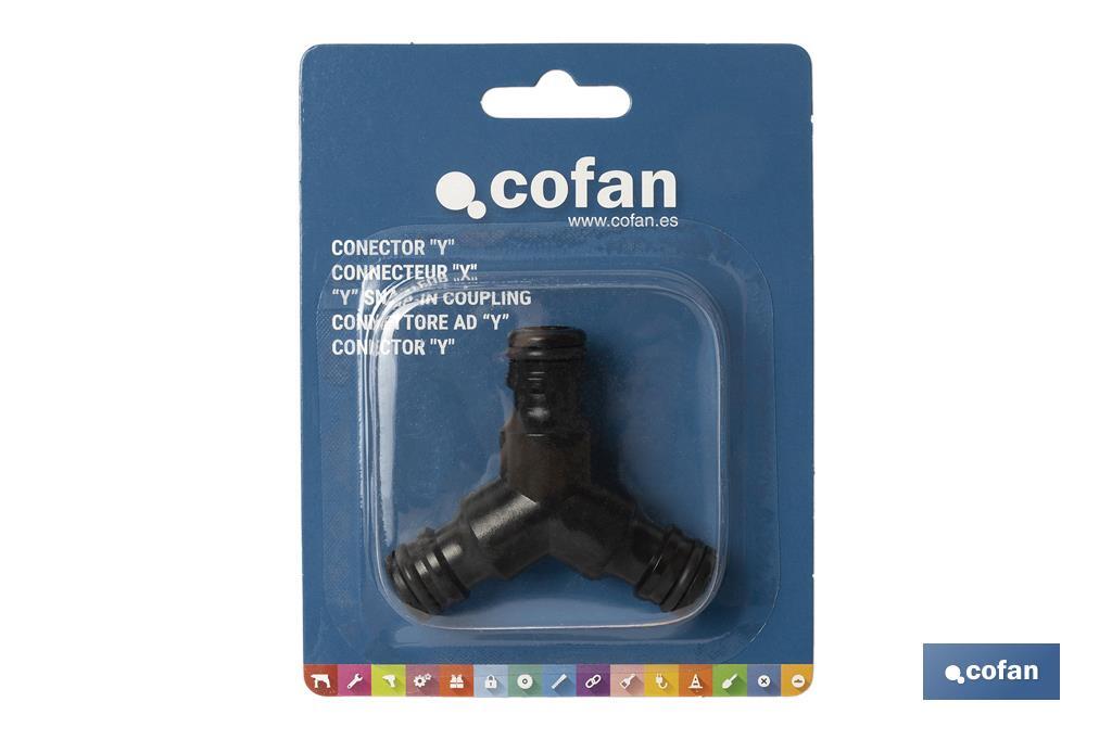 Imagen Adicional de Conector triple en forma 'Y' para mangueras de jardín