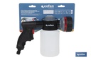 Imagen Adicional de Pistola de riego con 6 posiciones ajustables y depósito para dispensador de jabón de 500 ml