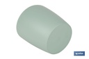 Imagen Adicional de Maceta de polipropileno redonda en color verde agua