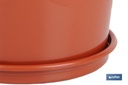 Imagen Adicional de Maceta redonda con plato