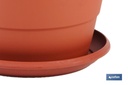 Imagen Adicional de Maceta redonda con plato