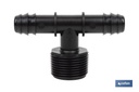 Imagen Adicional de Conector T con doble empalme y rosca 3/4''