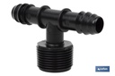 Imagen Adicional de Conector T con doble empalme y rosca 3/4''