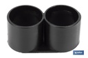 Imagen Adicional de Conector de doble anillo con adaptador a manguera de riego