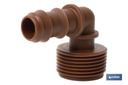 Imagen Adicional de Conector en forma de Codo con Rosca Macho 3/4''