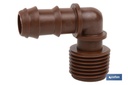 Imagen Adicional de Conector en forma de Codo con Rosca Macho 3/4''
