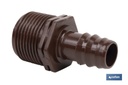 Imagen Adicional de Conector de enlace mixto para riego por goteo o aspersión de rosca 3/4''