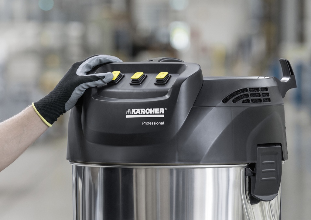 Aspirador Industrial Móvil Karcher De Gama Media Ivm 60/36-3 Con Tres Motores 1.573-320.0