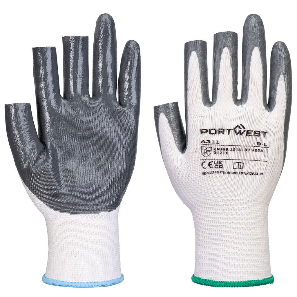 A311 - Guante Grip 13 Nitrile 3 Fingerless (Pk12)