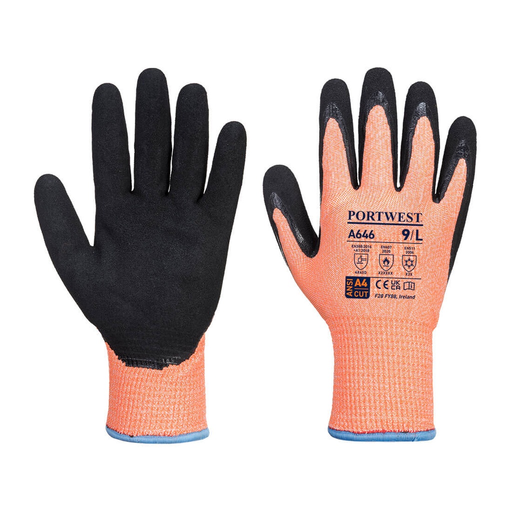 A646 - Guante de Nitrilo Vis-Tex Winter Cut D13