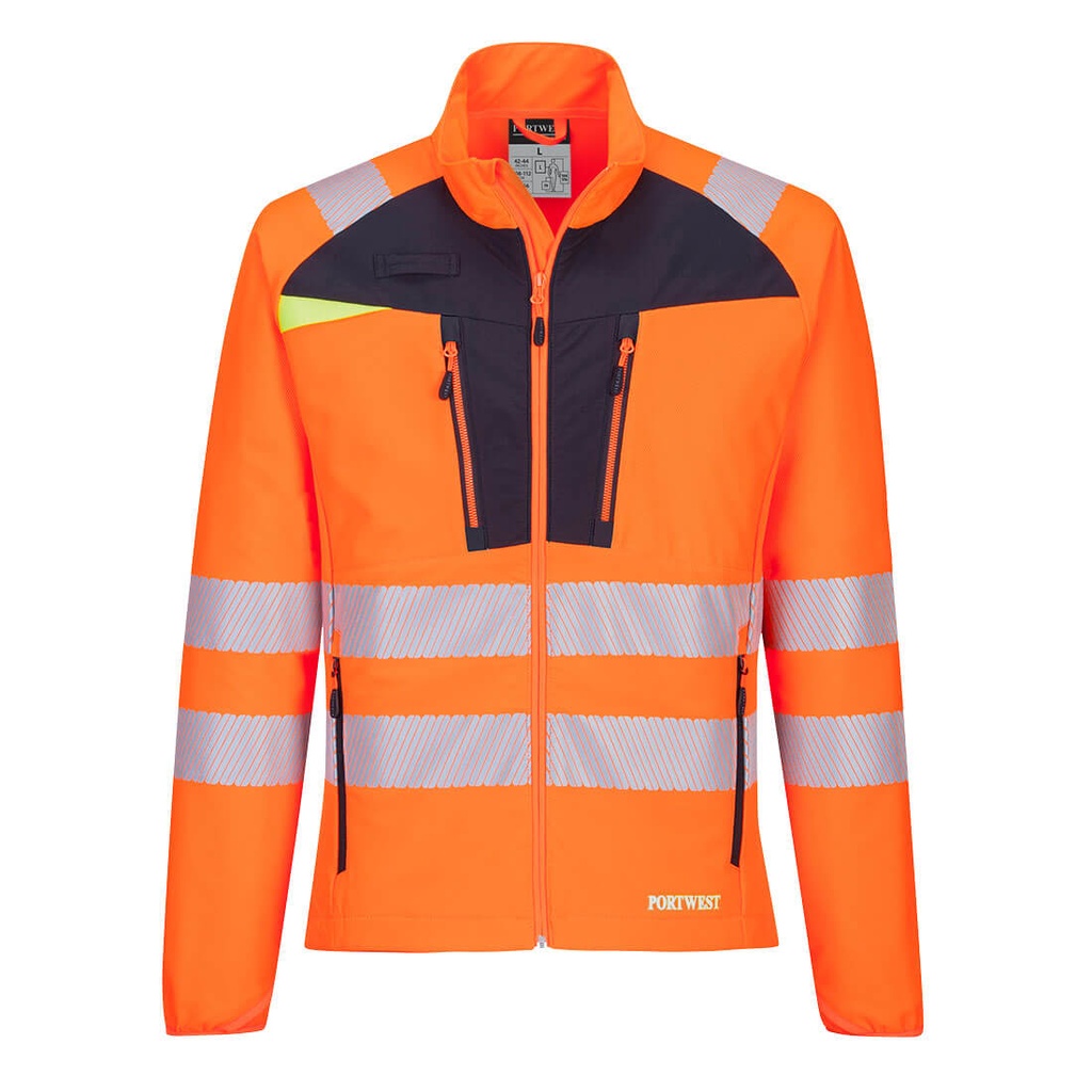 DX481 - Camiseta de alta visibilidad Base Layer DX4 con cremallera