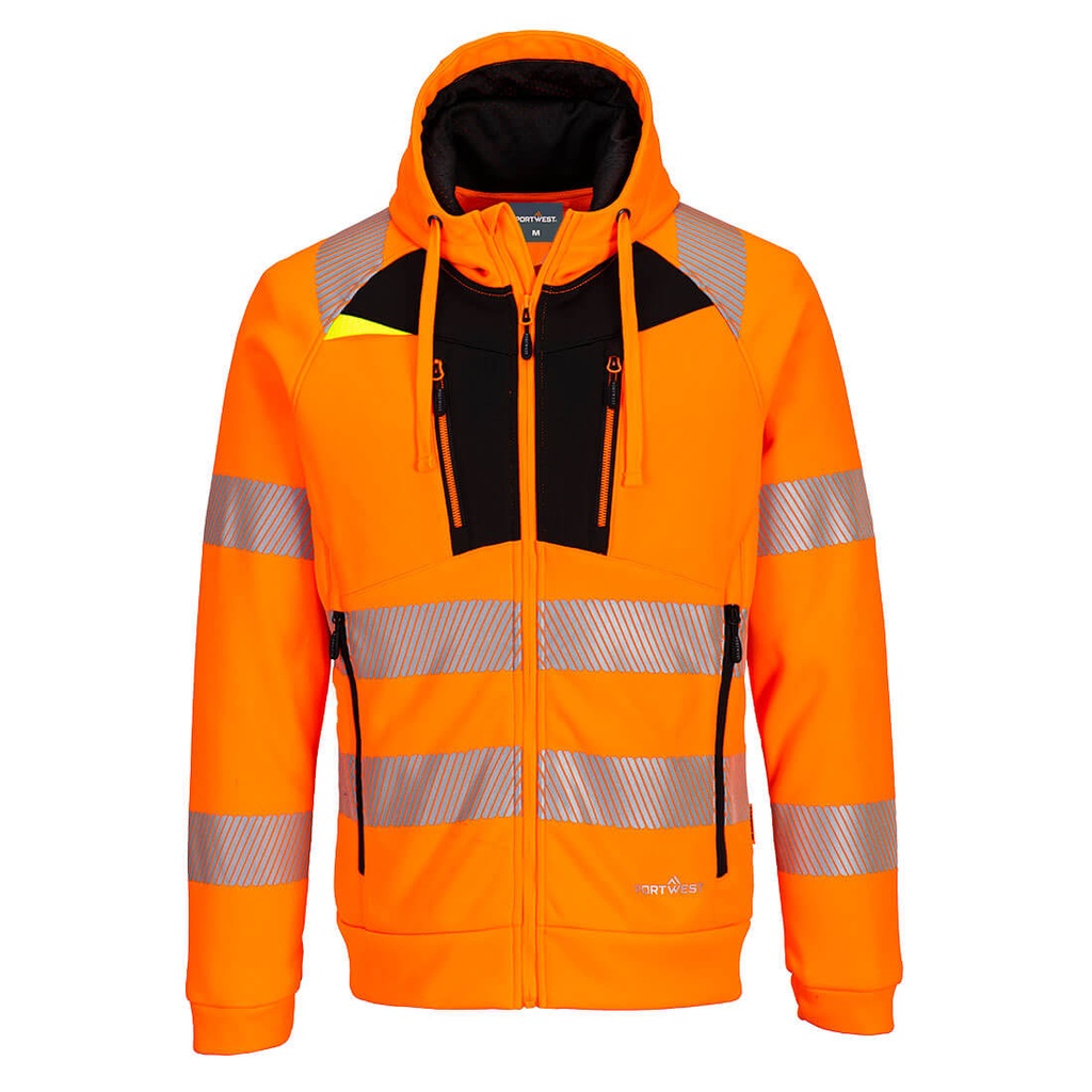 DX484 - Sudadera DX4 Hi-Vis Zip Hoodie