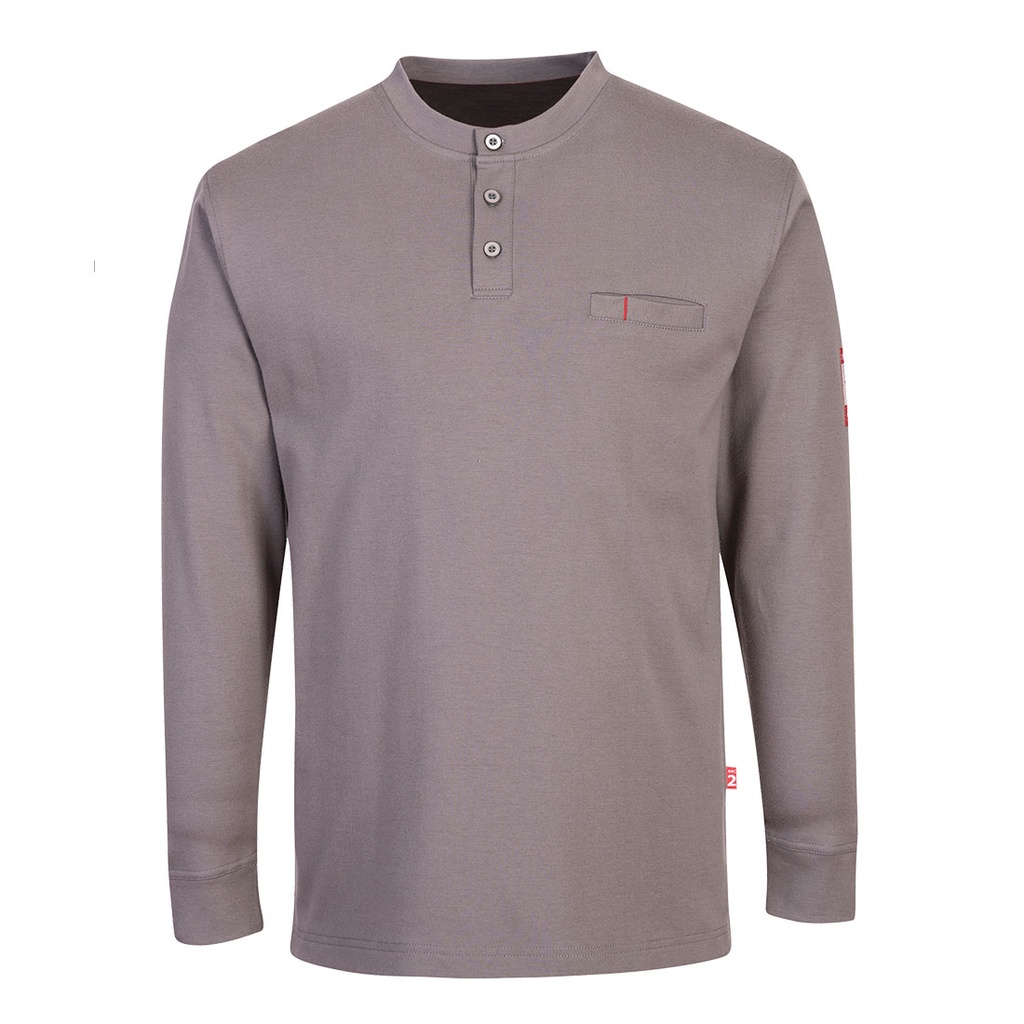 FR32 - Henley antiestática y resistente a la llama