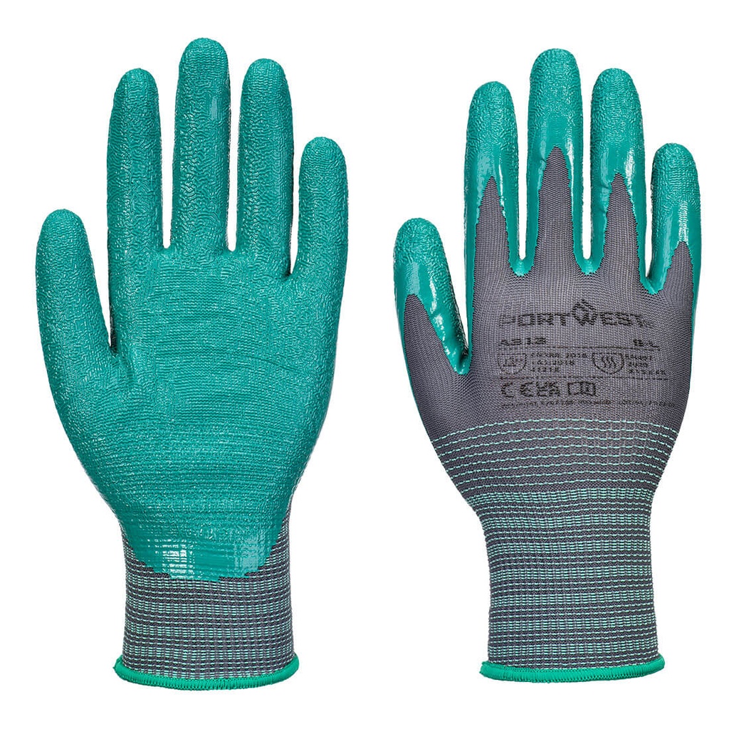 A313 - Guante Grip 15 Nitrilo Rugoso (Pk12)