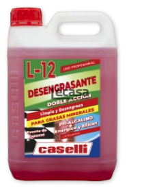 L12 DESENGRASANTE, GRASAS MINERALES 5 l. CASELLI